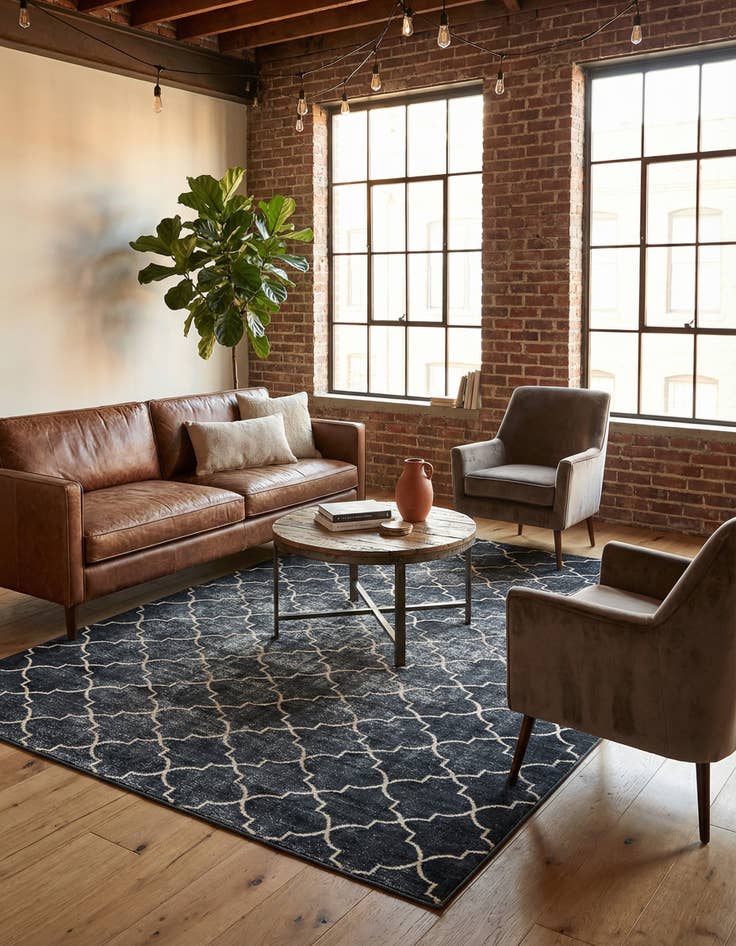 Detail image of Jill Zarin 5' 3 x 8' Uptown Lincoln Center Rug