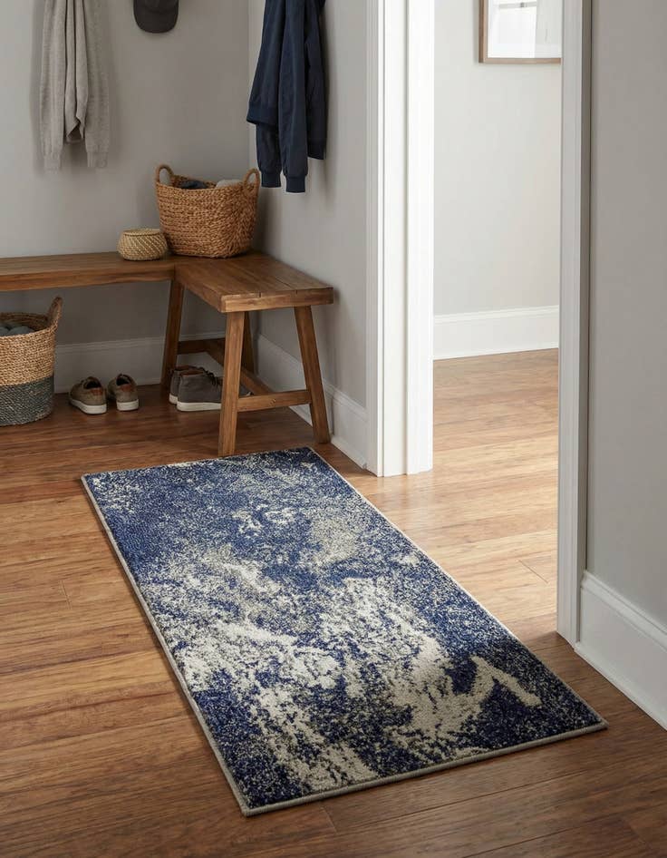 Detail image of 2' x 4'  Washable Haerfest Runner Rug
