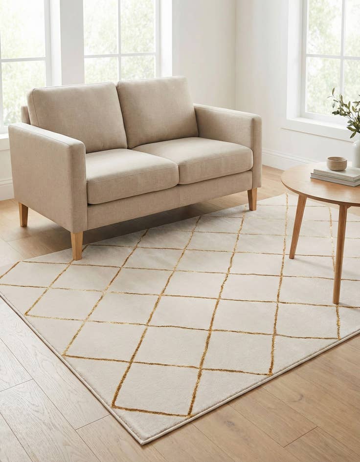 Detail image of 5' 3 x 7' Vogue Geo Rug