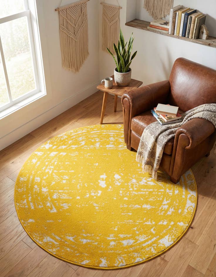 Detail image of 4' x 4' Lennon Round Rug