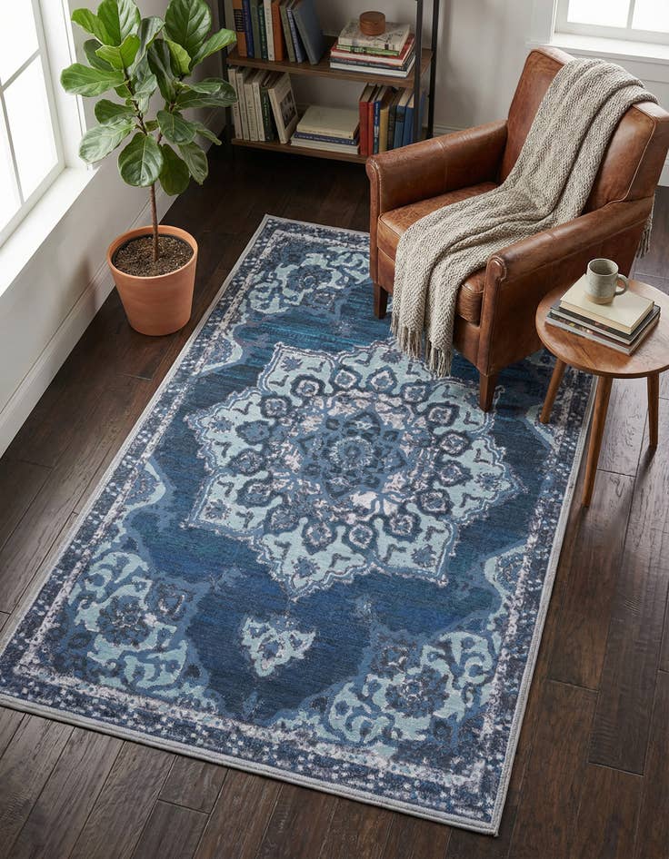 Detail image of 4' x 6' Washable Renaissance Rug