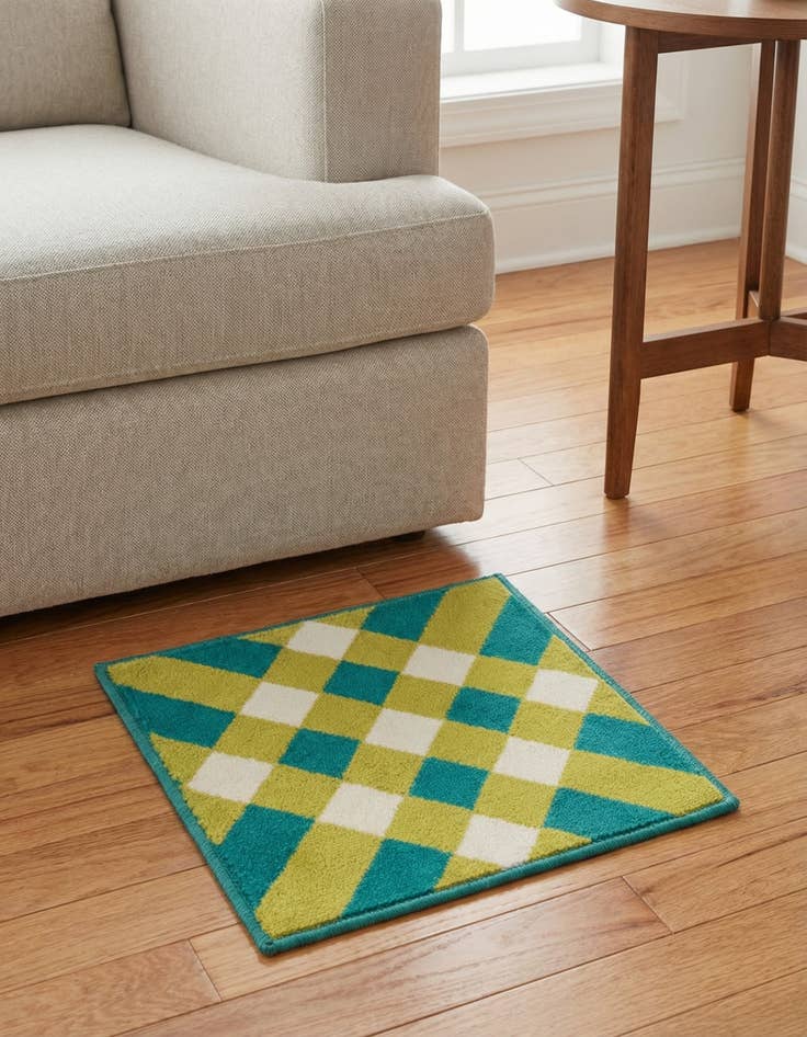 Detail image of Jane Seymour 1' 8 x 1' 8 Open Hearts Sample Rug