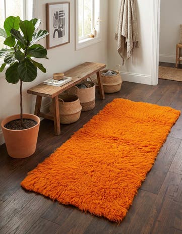 2' 3 x 4' 8 Hand Knotted Moroccan Wool Runner Rug