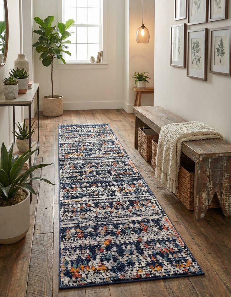 Detail image of 2' 7 x 10' Morocco Runner Rug