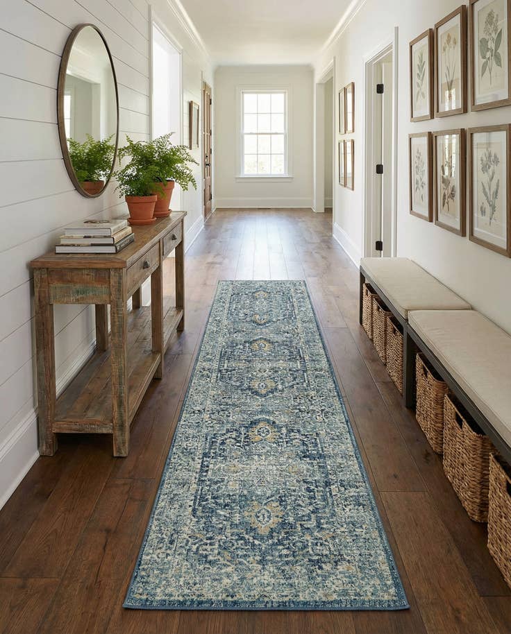 Detail image of 3' x 13' Dahlia Runner Rug