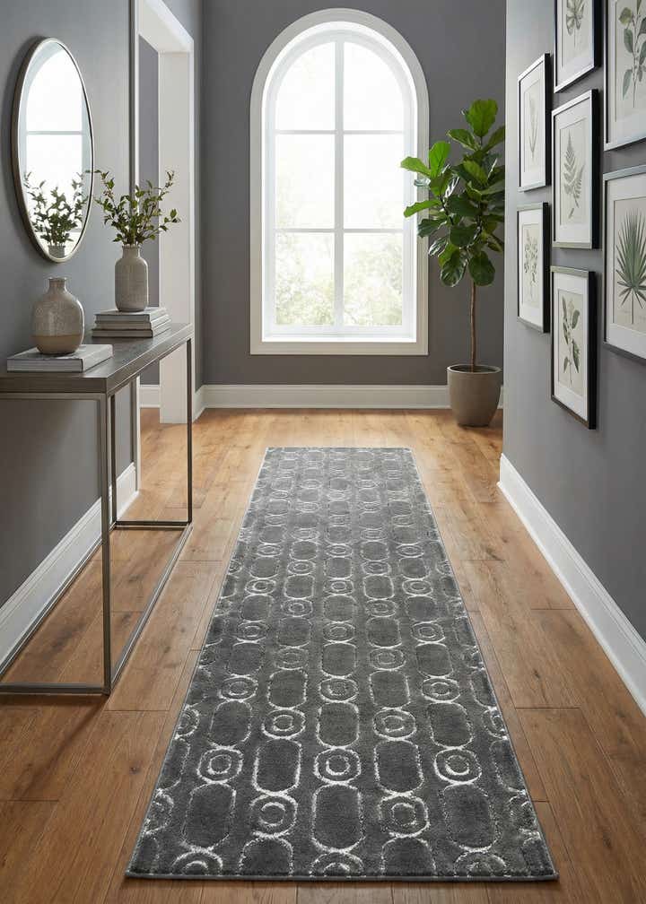 2' 7 x 12' Vogue Geo Runner Rug