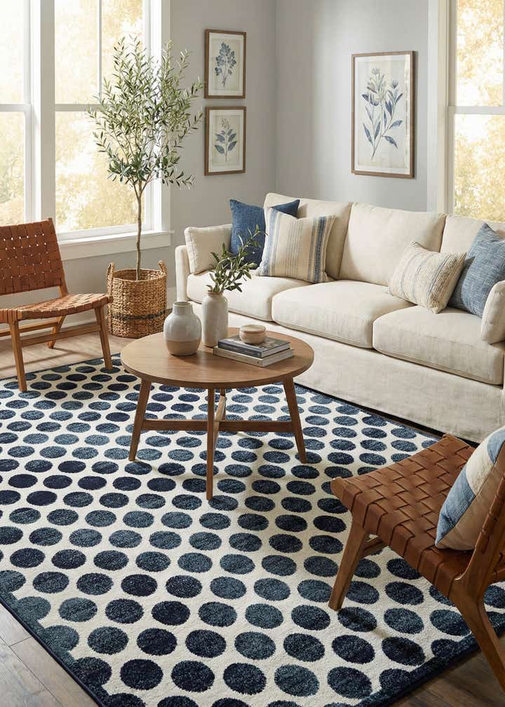 7' 10 x 10' Easy-Clean Sabrina Soto Indoor / Outdoor Rug