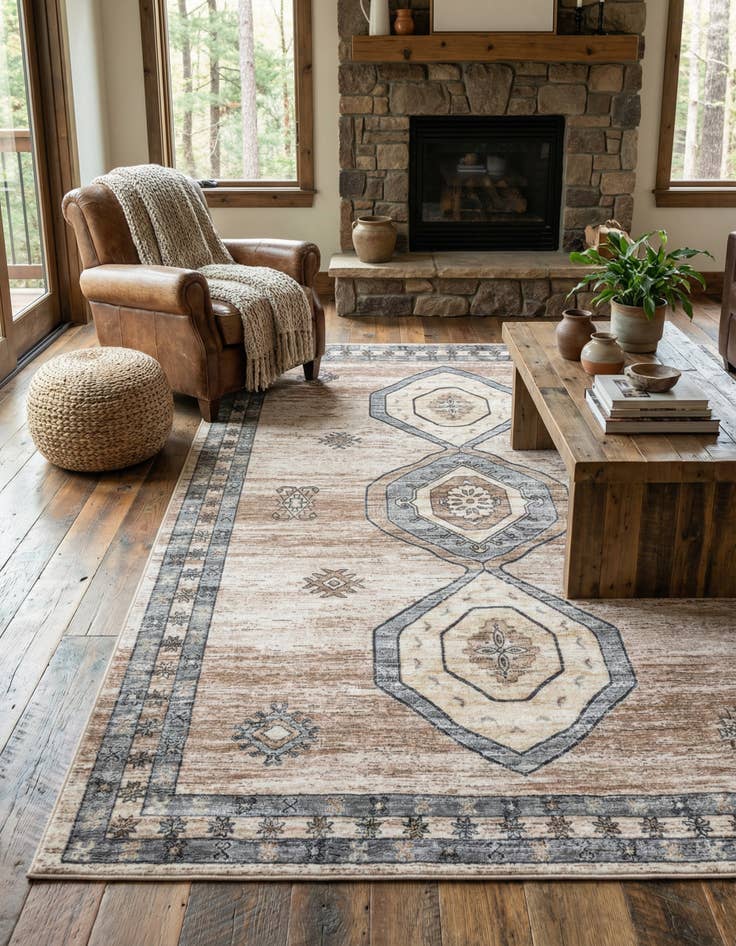 Detail image of 6' 7 x 9' Medina Rug