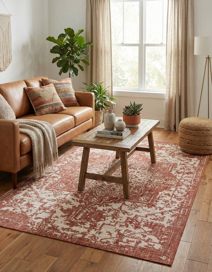 Detail image of 6' x 9' Easy-Clean Jill Zarin Dubai Indoor / Outdoor Rug