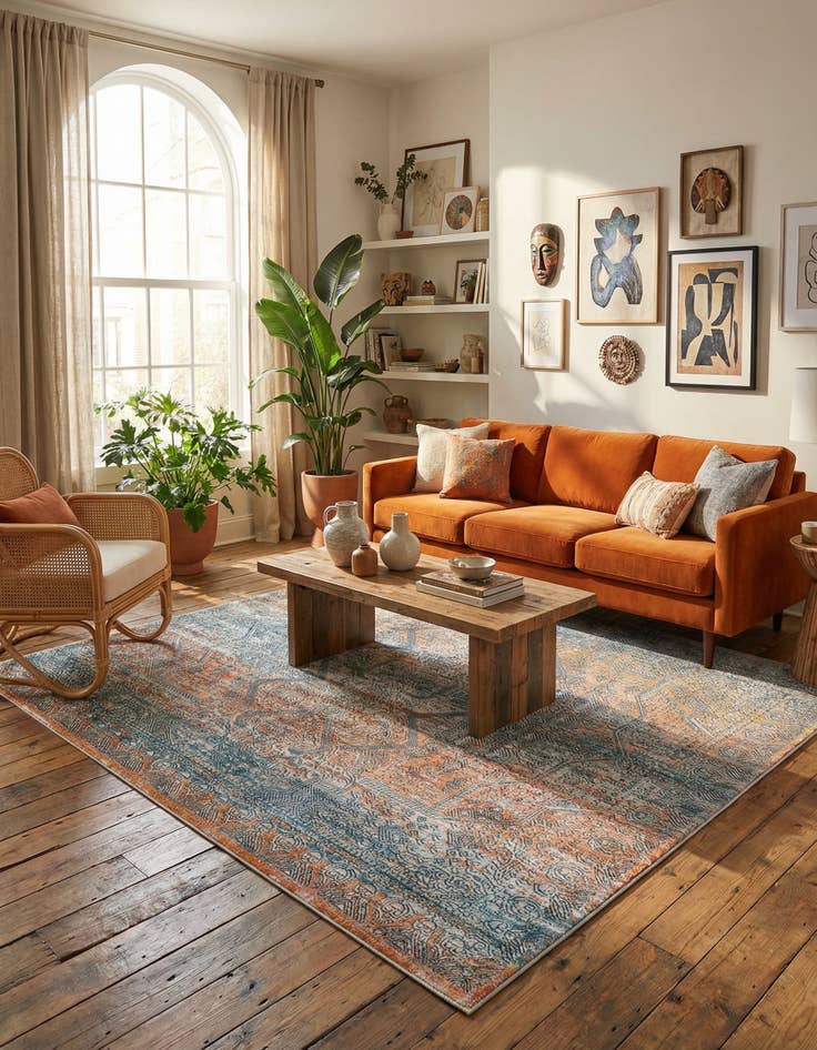 Detail image of 8' x 8' Newport Square Rug