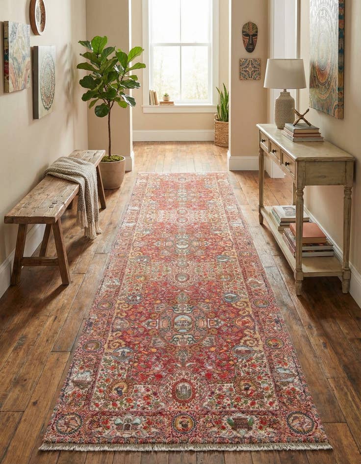 Detail image of 3' 3 x 11' 10 Boutique Runner Rug