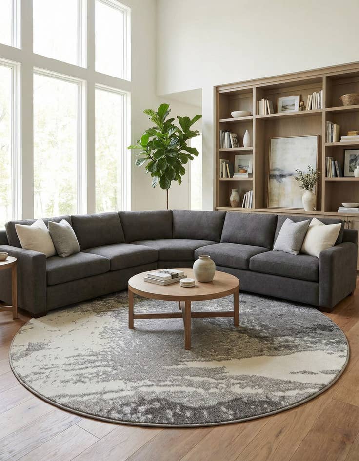 Detail image of 10' x 10' Oslo Round Rug