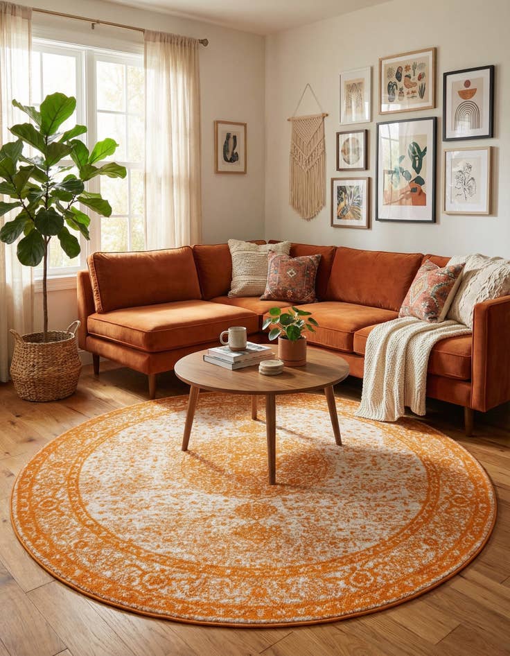 Detail image of  7' 10 x 7' 10 Dover Round Rug