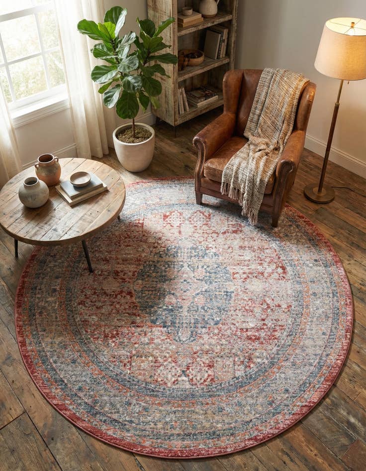 Detail image of 6' x 6' Noble Round Rug