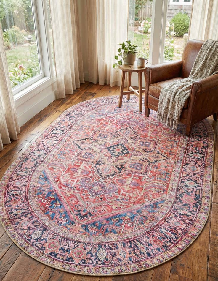 Detail image of 7' 6 x 10' 6 Timeless Oval Rug