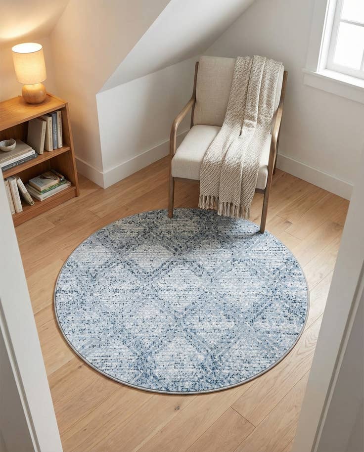 Detail image of 3' 3 x 3' 3 Kamala Washable Round Rug
