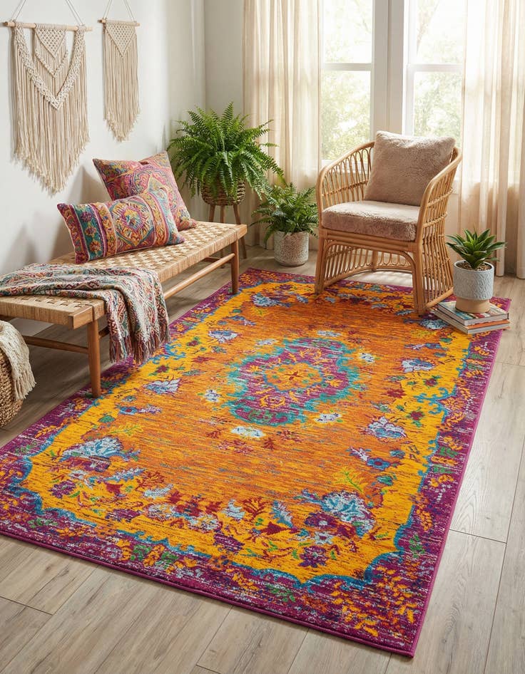 Detail image of 5' 3 x 8' Calypso Rug