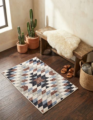 2' x 3' Eco Southwestern Rug