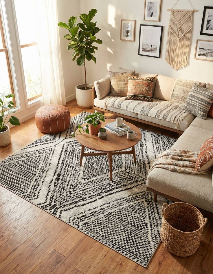 Detail image of  7' 10 x 7' 10 Tagine Square Rug