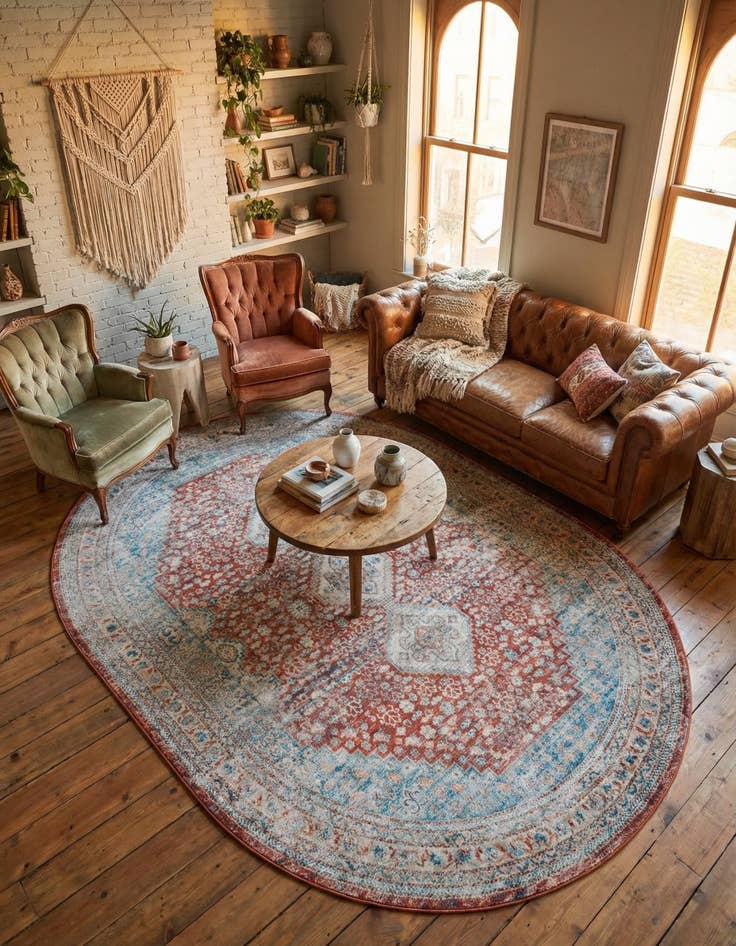 Detail image of 7' 10 x 10' 2 Newport Oval Rug