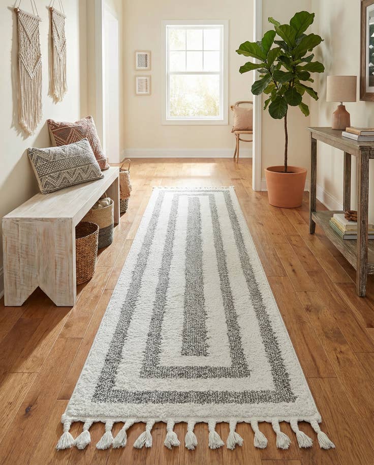 Detail image of 2' x 8' Boho Runner Rug