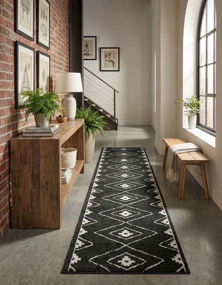 Detail image of  2' 7 x 10' Oslo Runner Rug