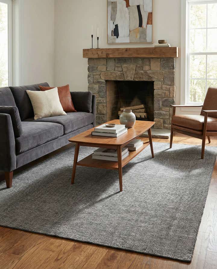 5' 1 x 8' Hand Woven Jill Zarin English Manor Farmhouse Wool Rug