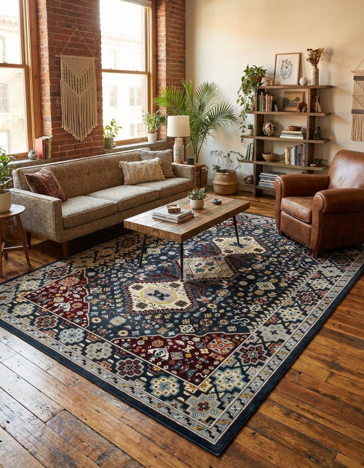 Detail image of 10' x 14' Kamala Washable Rug