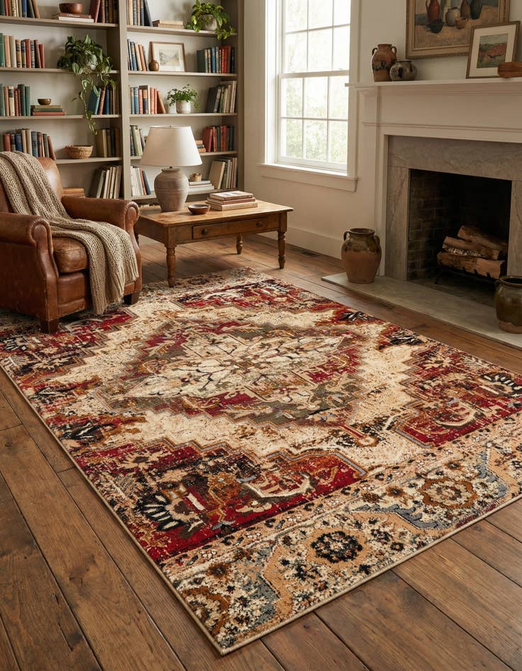 Detail image of 6' x 9' Saturn Rug