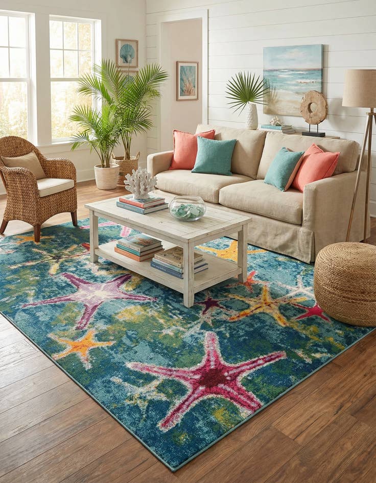 Detail image of 10' x 13' 1 Washable Amalfi Rug