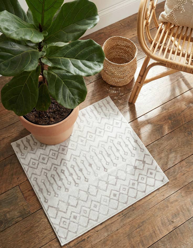 Detail image of 1' 4 x 1' 4 Bohemian Trellis Sample Rug