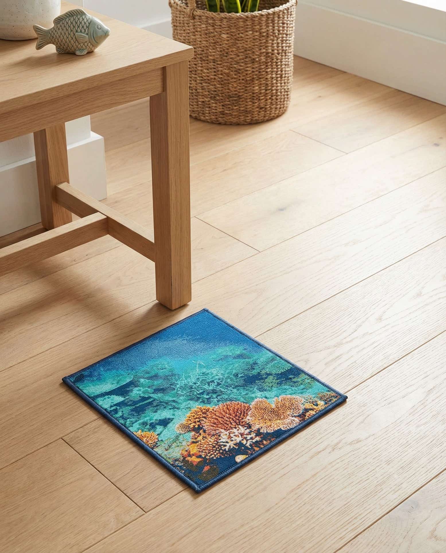 1' 4 x 1' 4 Easy-Clean Coastal Indoor / Outdoor Sample Rug