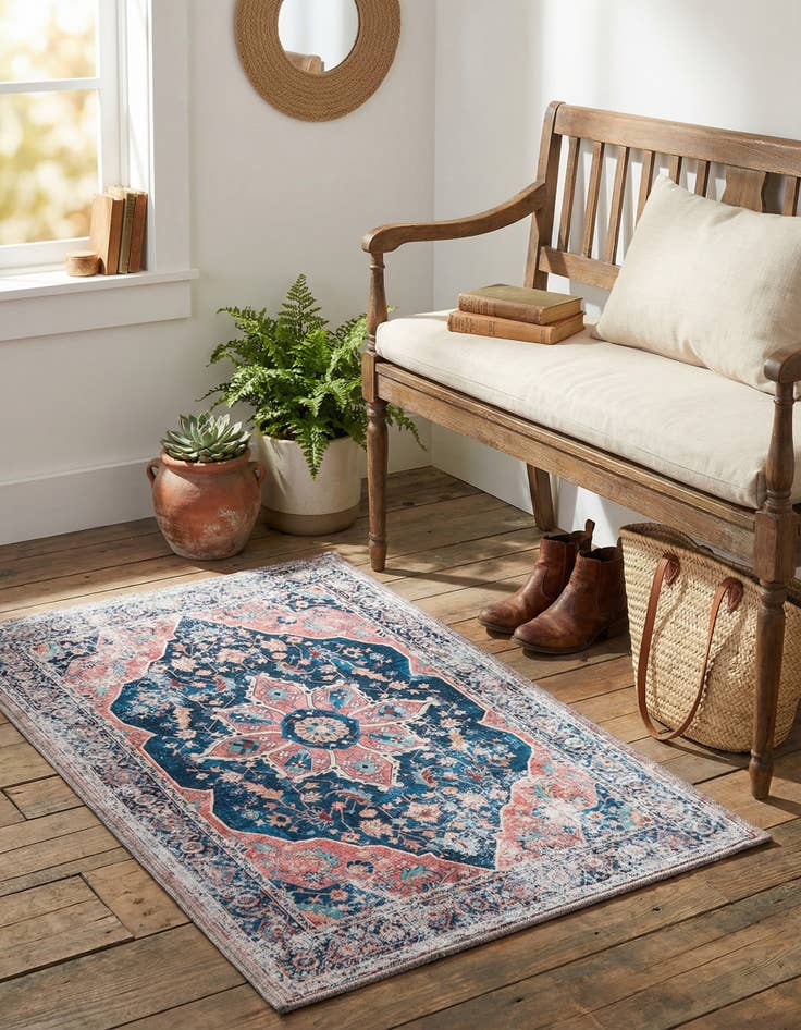 Detail image of 2' x 3'  Washable Yara Rug