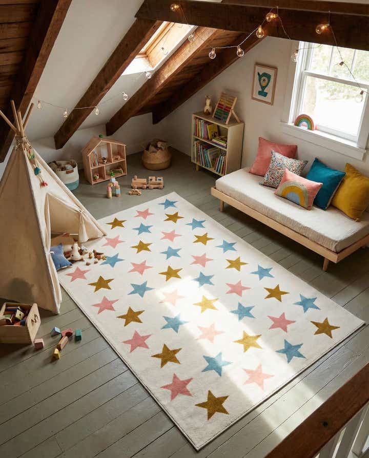 5' 3 x 8' Whimsy Kids Rug