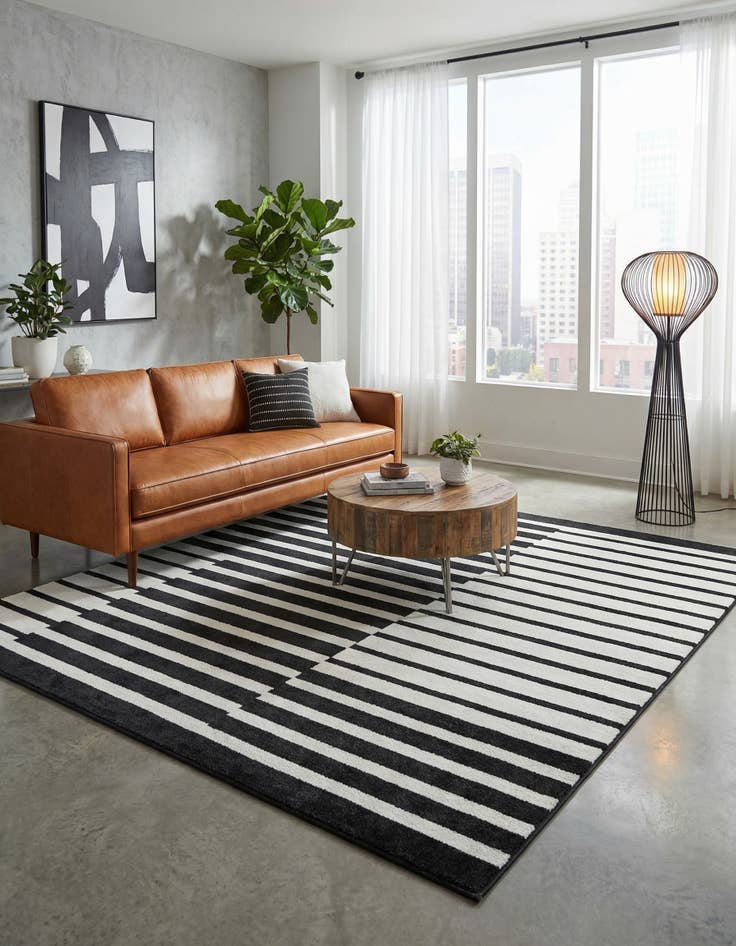 Detail image of 7' 10 x 7' 10 Oslo Square Rug