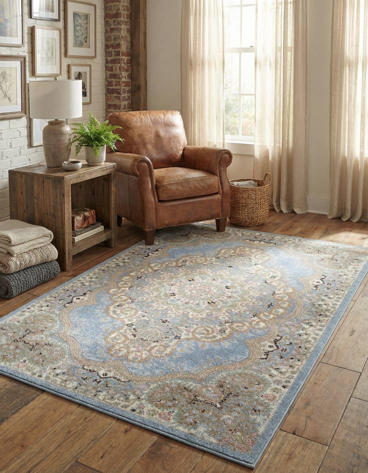 Detail image of 4' x 6' Kamala Washable Rug