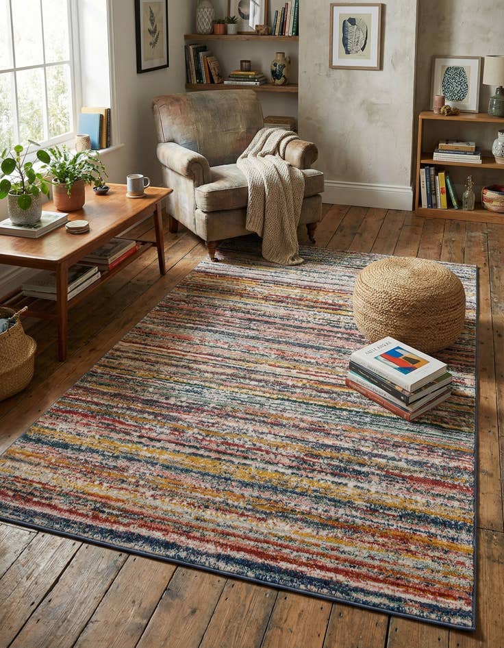 Detail image of 4' x 6' 3 Gemstone Rug