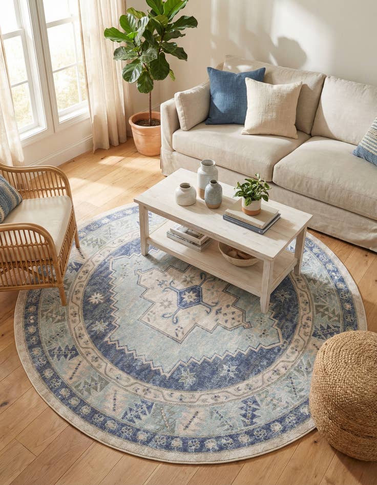 Detail image of 7' 10 x 7' 10 Whitney Round Rug