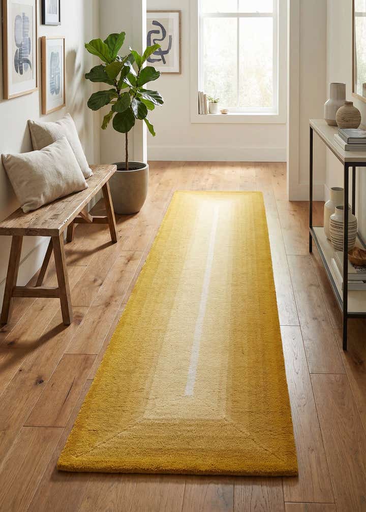 2' 7 x 12' Ombre Wool Runner Rug