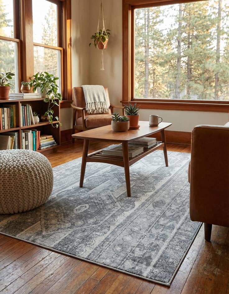 Detail image of 5' 3 x 8' Oregon Rug