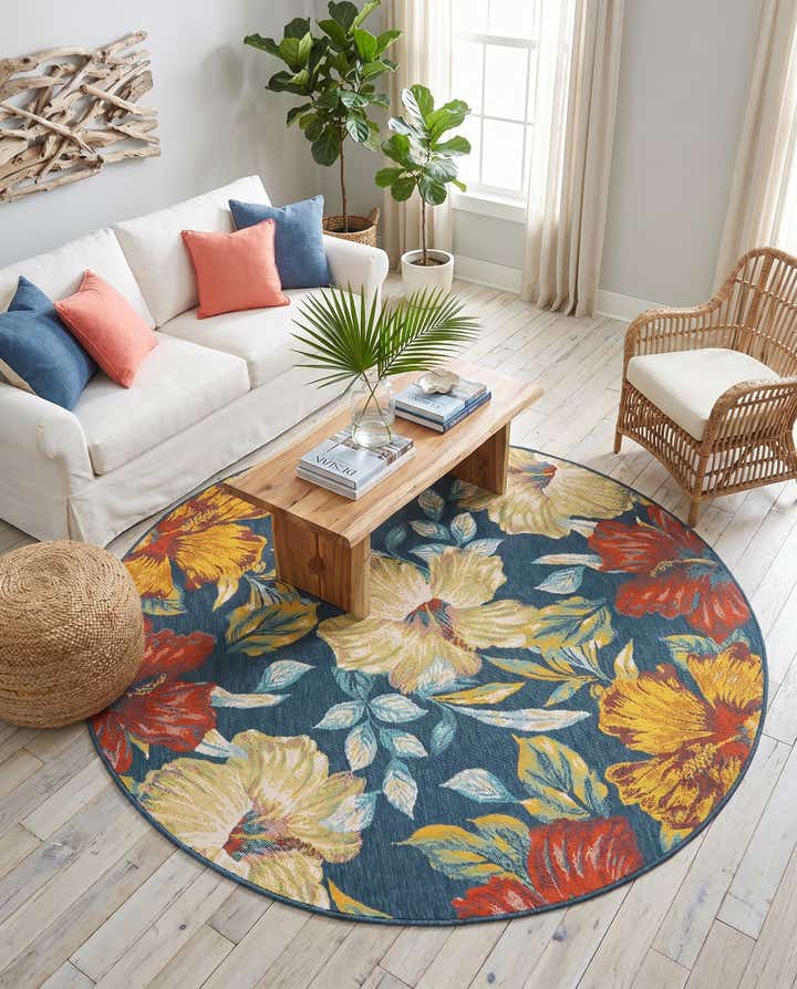 215cm x 215cm Fácil de limpiar Coastal Alfombra Comprar todos los estilos redondo