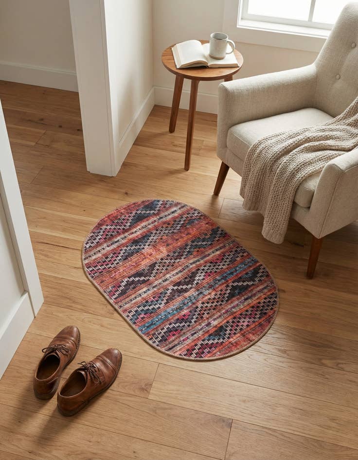 Detail image of 2' x 3' Timeless Oval Rug