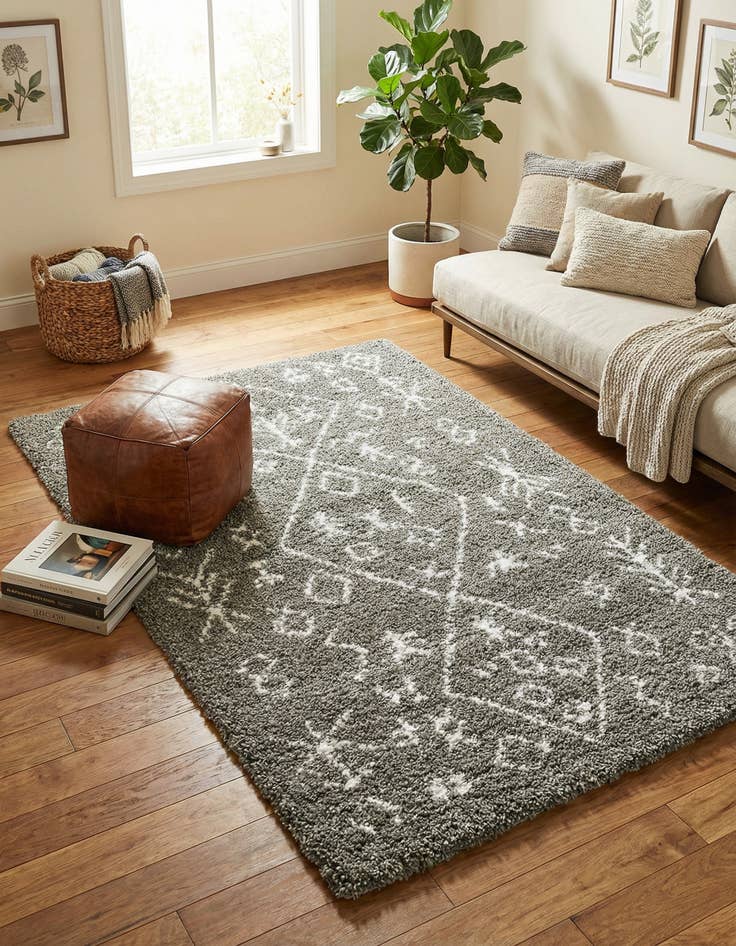 Detail image of 4' x 6' Marrakesh Shag Rug