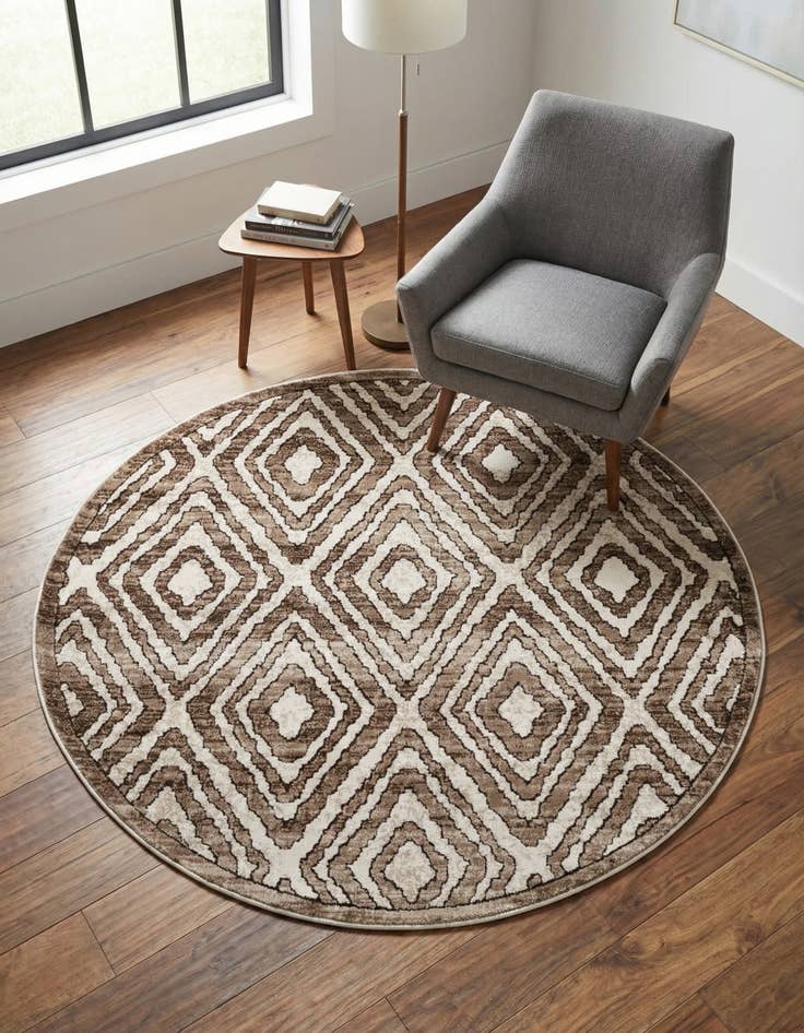 Detail image of 4' x 4' Hermitage Round Rug