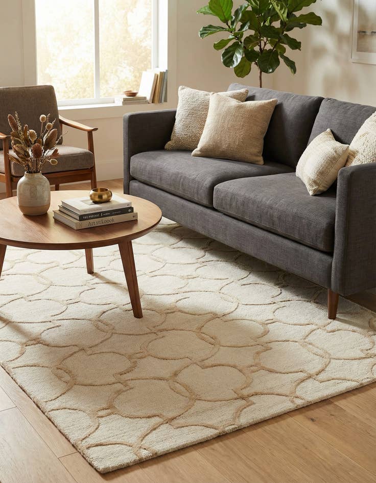 Detail image of 5' 1 x 7' 6 Luna Rug