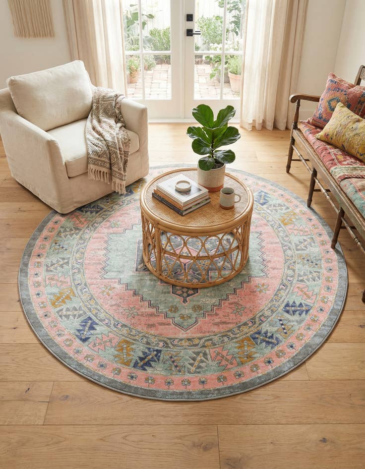 Detail image of 7' 10 x 7' 10 Whitney Round Rug