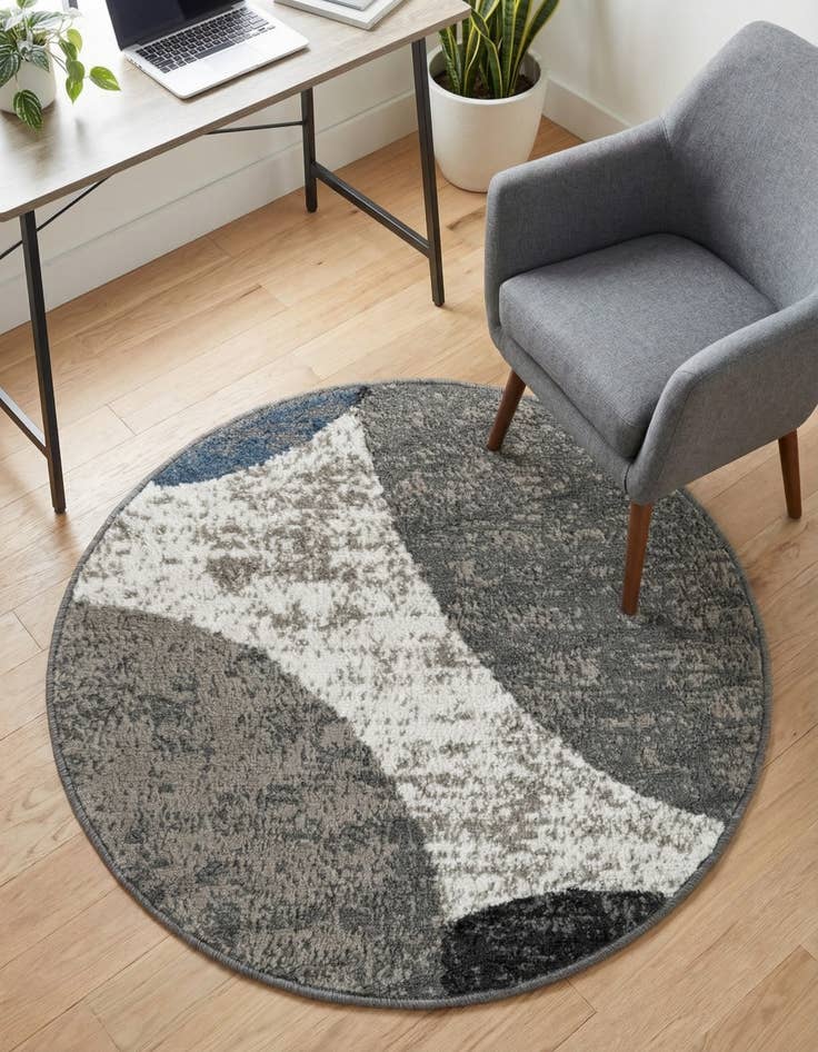 Detail image of 3' x 3' Oslo Round Rug