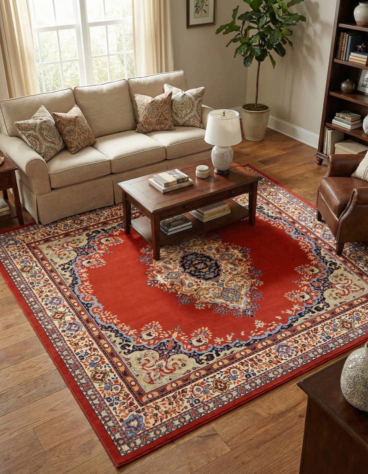 Detail image of 7' 10 x 7' 10 Amaya Square Rug