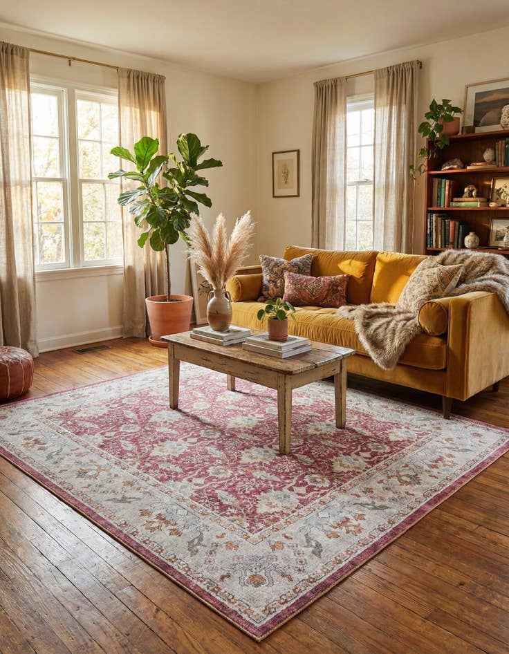 Detail image of  7' 10 x 7' 10 Timeless Square Rug