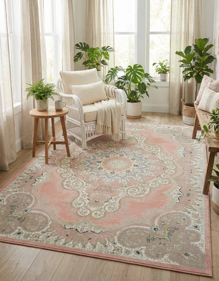 Detail image of 9' x 12' Kamala Washable Rug